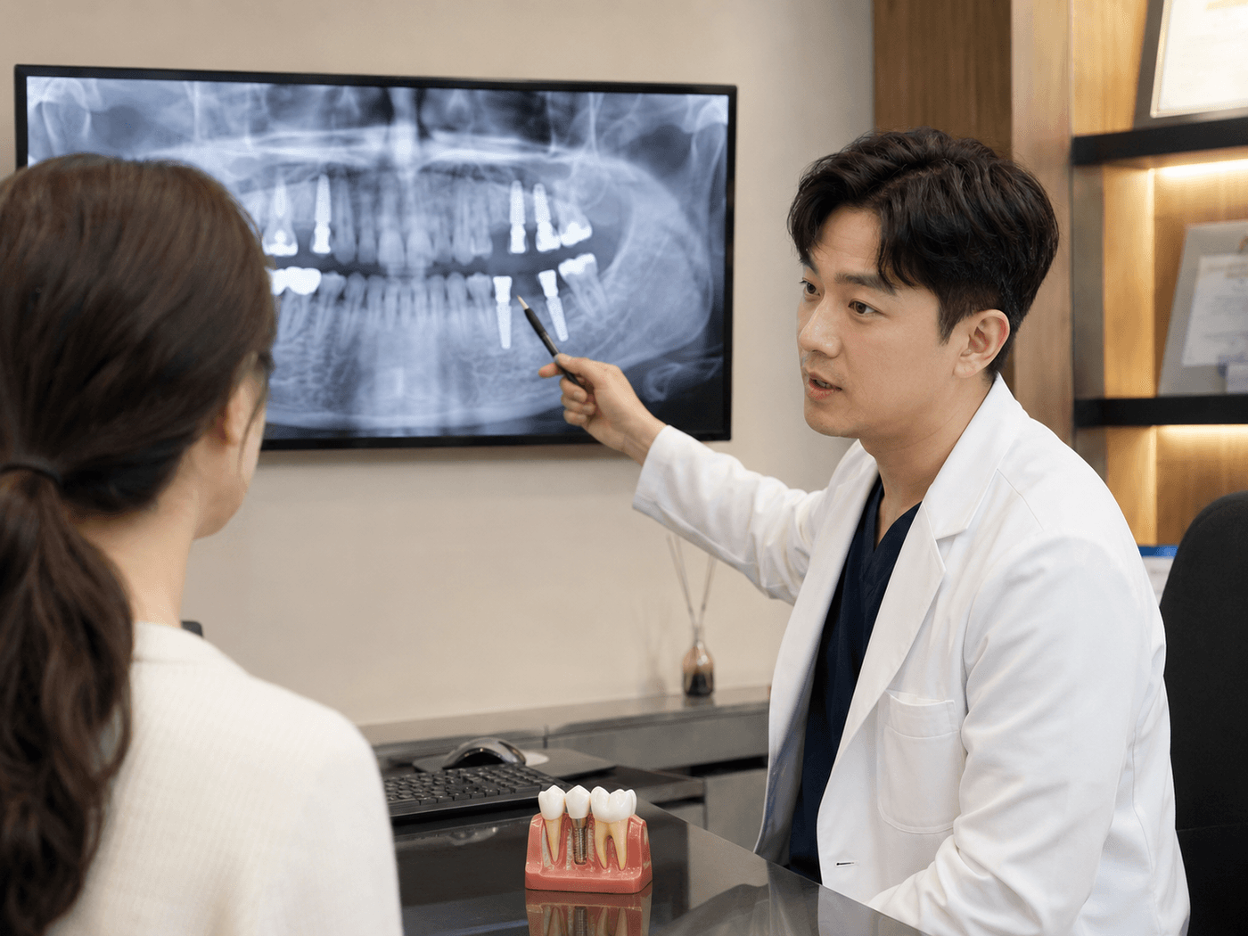 안산바른 임플란트 작업